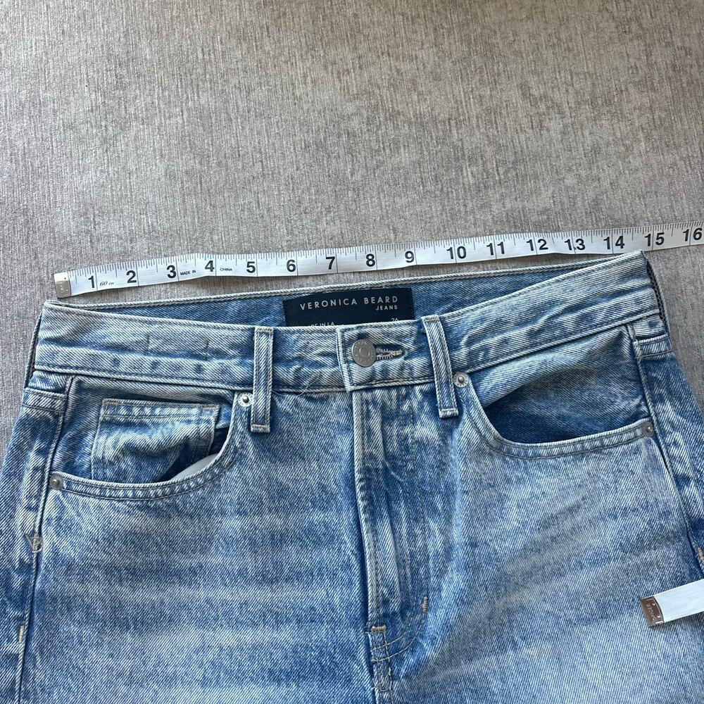 Veronica Beard Carly Kick Flare High Rise Denim Jeans - Picture 5 of 7